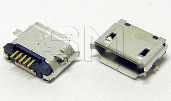 Роз'єм гнізда мікро usb Lenovo A288T A366T A500 A520 A60 A750 #14