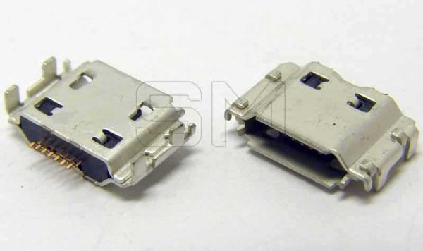 Роз'єм гнізда мікро usb Samsung S5830 S6500 S7070 S7220 S7230 S7250 #45