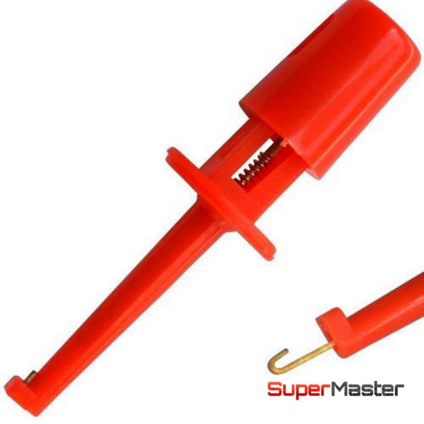 Щуп-зажим типа крючок. червоний 55мм