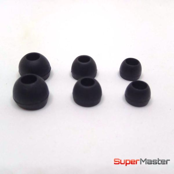 Амбушюри для вакуумних навушників (3 пари, чорні) ma006