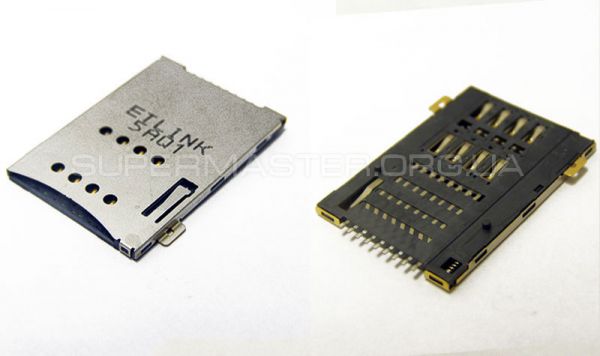 Роз'єм сімкарти смартфона 9 pin #175