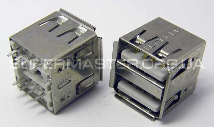Роз'єм usb 2.0 двойной #148