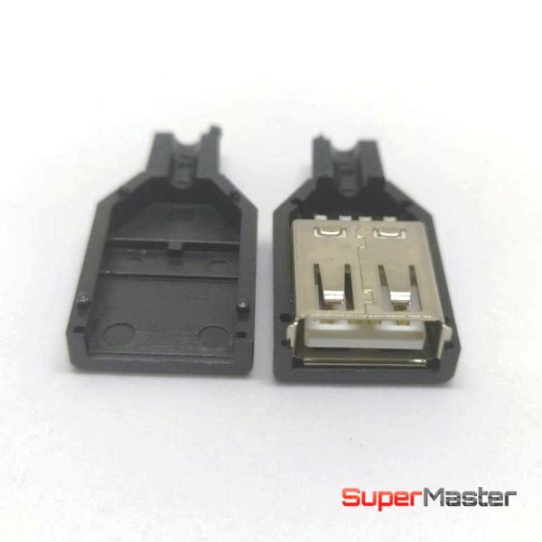 USB Роз'єм штекер мама розбірний 4pin